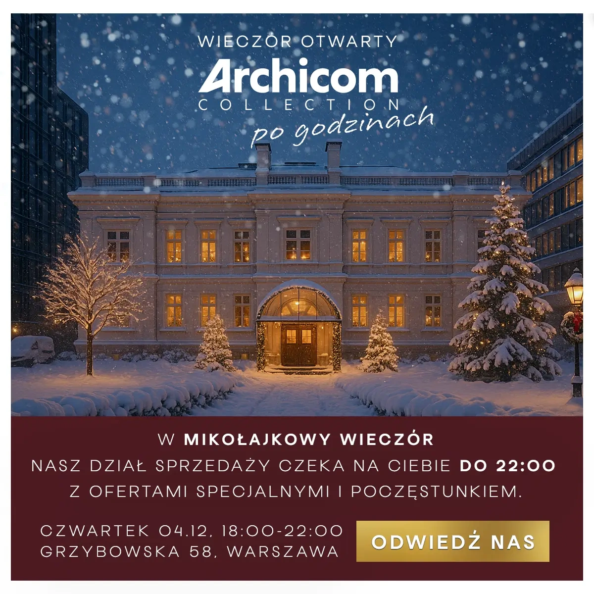Mikołajkowy Dzień Otwarty w Archicom Collection